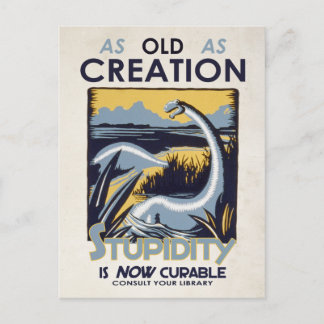 Estupidez AGORA tem cura! Cartão postal