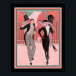 "Et Elegant Par" Impressão de Arte de 1920<br><div class="desc">Et Elegant Par ou The Elegant Casal,  Art Deco Impressão,  1920,  de Gerda Wegener.</div>