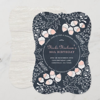 Etapa do Convite de aniversário Adulto de Queda