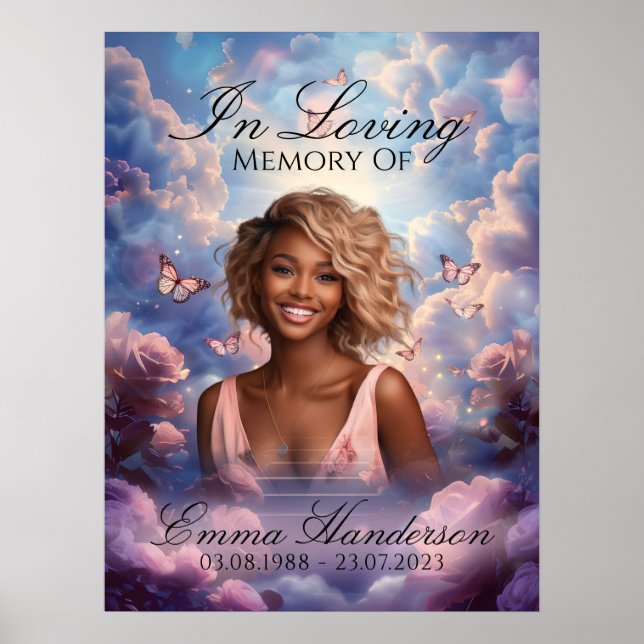 Eternal Stairway Memorial Poster (Frente)