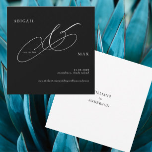 Eterno B/W Praça de Casamento Salvar a Data