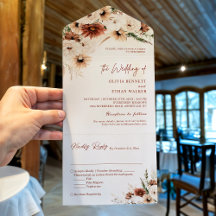 Eterno Boho Earthy Toned Floral Weding