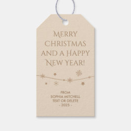 Eterno - Creme Elegante - Etiquetas de Presente em