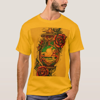 Eterno de T-Shirt de Tatuagem Tropical - Montere
