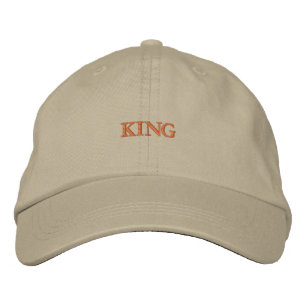 Eterno Estilo Hat Khaki King Boné de Homens Ajustá