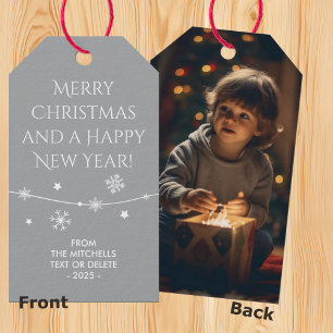 Eterno - Etiquetas de presentes de Natal para Cinz