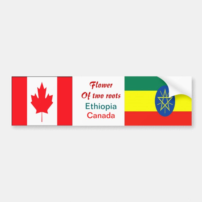 Etiópia - adesivos para-choques canadianos (Frente)