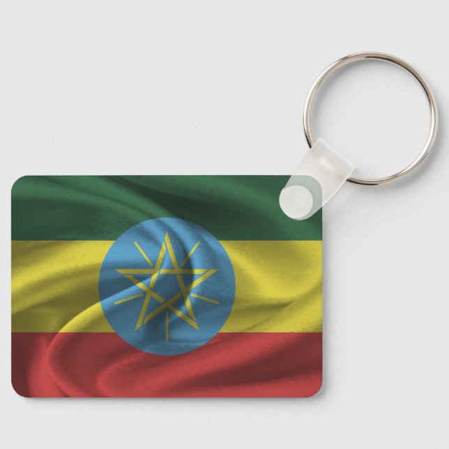 Etiópia Flag Chaveiro (Frente)