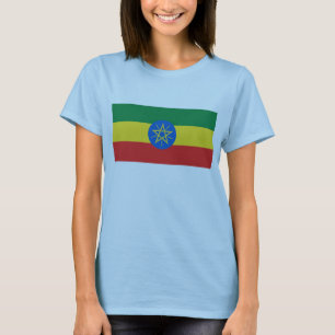 Etiópia Flag x Map T-Shirt