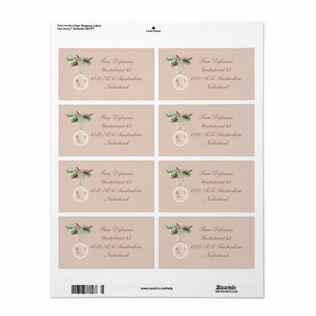 Etiqueta (Toda a folha)