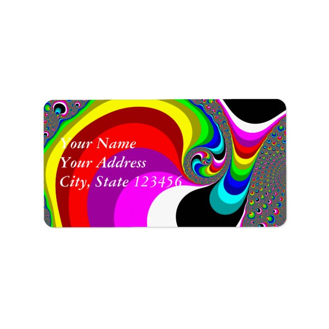 Etiqueta 040 Obama - Arte Fractal (Frente)