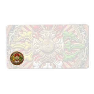 Etiqueta [100] Tibetano - Dupla Dorje Mandala
