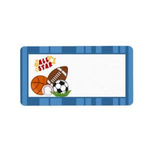 Etiqueta 1,25"x2,75" Endereço para correspondência All-Star