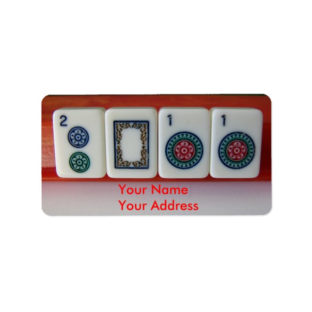 Etiqueta 2011 Mah-Jongg (Frente)