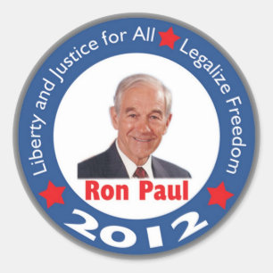 Etiqueta 2012 de Ron Paul
