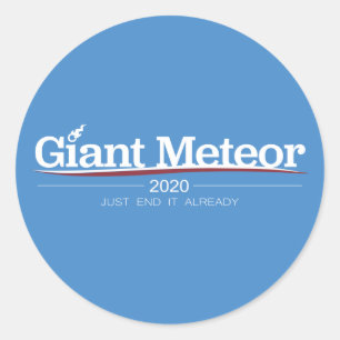Etiqueta 2020 gigante do meteoro