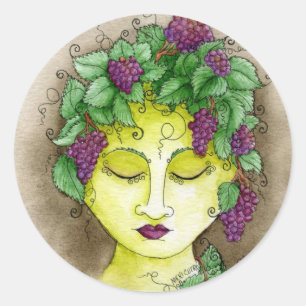 Etiqueta 2 da ninfa do vinhedo