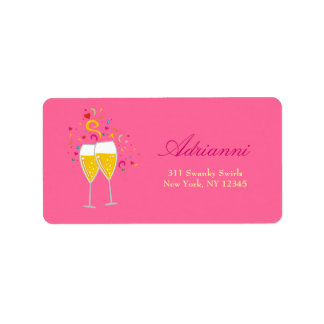 Etiqueta 311-Champagne Toast Address Labels