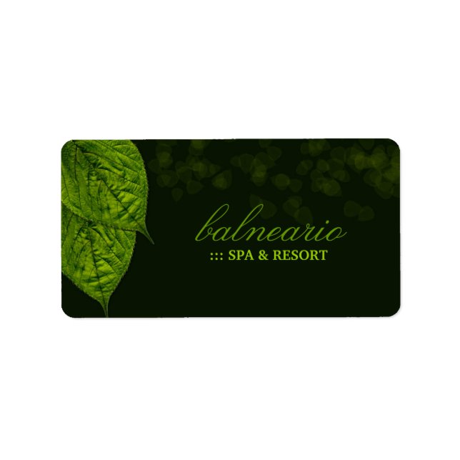 Etiqueta 311-Dream Leaf Gift Sticker / Rótulo (Frente)