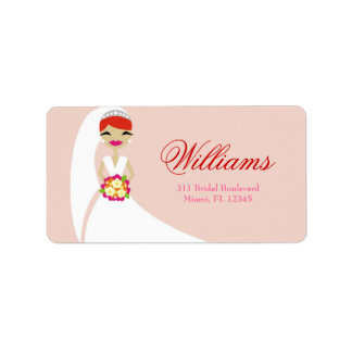 Etiqueta 311 Red Head Cutie Bride
