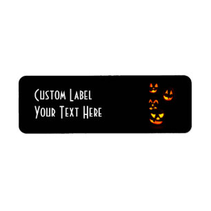 Etiqueta 4 Jack-O-Lanternas do Lit - laranja