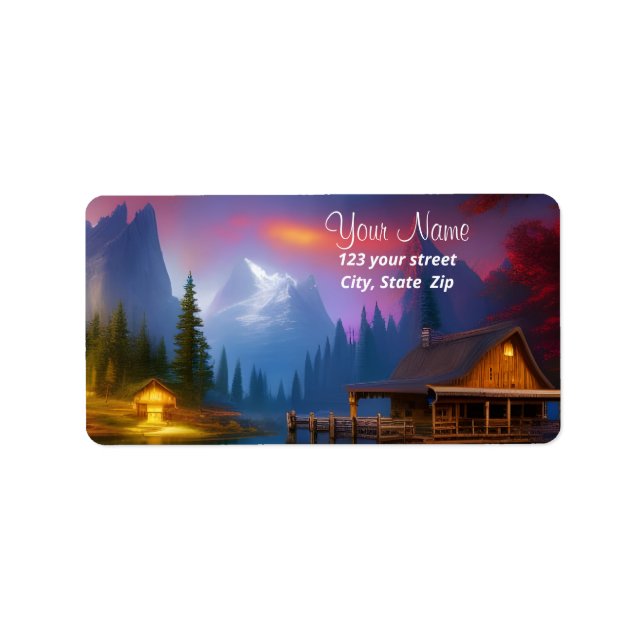 Etiqueta A Cabina na Vara N a Lua (Frente)