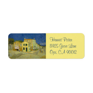 Etiqueta A Casa Amarela (F464) Van Gogh Belas Artes