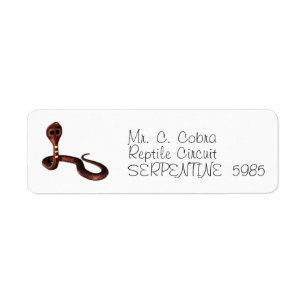 Etiqueta A cobra, cobra mortal