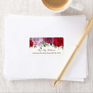 Etiqueta A Coleção Romântica De Casamentos Florais