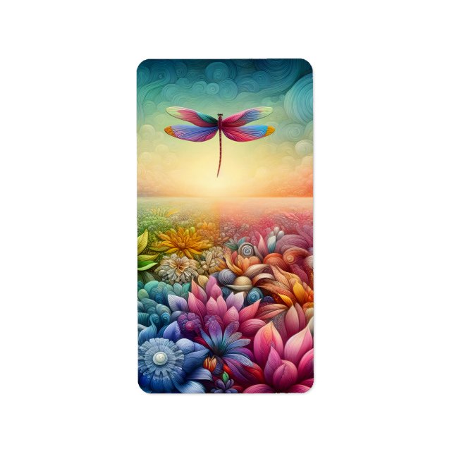 Etiqueta A dança do Dragonfly (Frente)