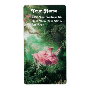 Etiqueta A Fúchsia cor-de-rosa verde-NASCENTE