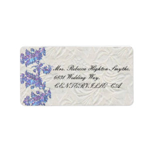 Etiqueta A lavanda Jewelled sae do casamento