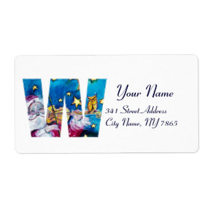 ETIQUETA A LETRA DE W DO NATAL/INSPIROU O MONOGRAMA DO