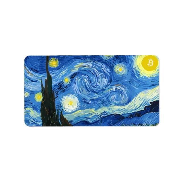 Etiqueta A Noite da Bitcoiny (Frente)