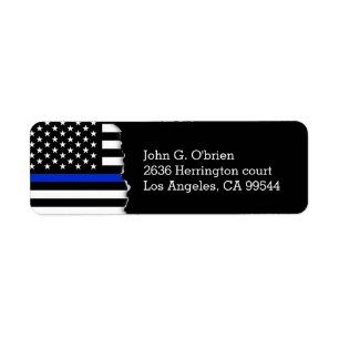 Etiqueta A polícia denomina a bandeira americana
