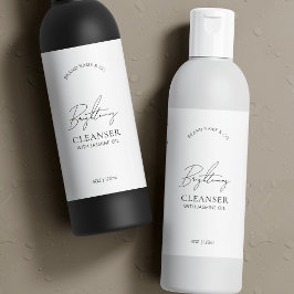 Etiqueta à prova d'água do logotipo mínimo 8 OZ Co