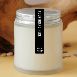 Etiqueta à prova de tampa mínima do logotipo à pro