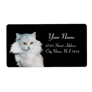 ETIQUETA A RAINHA DOS GATOS BRANCOS