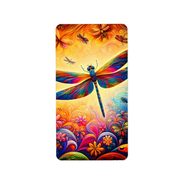 Etiqueta A Viagem da Dragonfly (Frente)