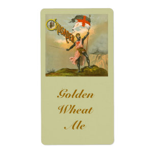 Etiqueta Abastecimento De Cabeleireiros De Cerveja Que Cria