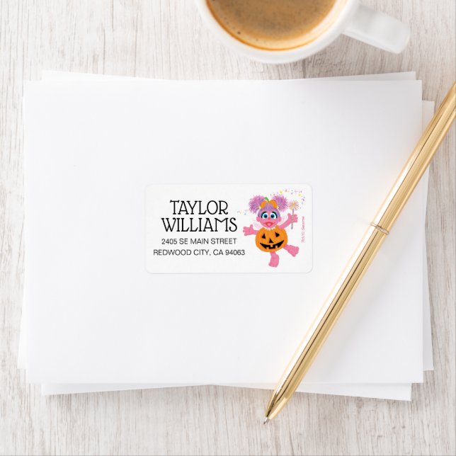 Etiqueta Abby Cadabby | Tão fofa quanto uma abóbora (Insitu)