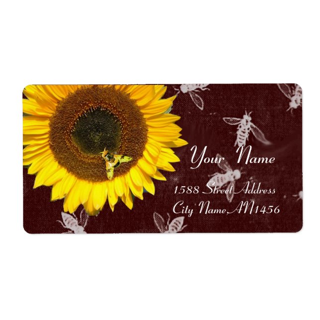 ETIQUETA ABELHA DE MADEIRA E DE MEL, APOSTA, PROFESSORA (Frente)