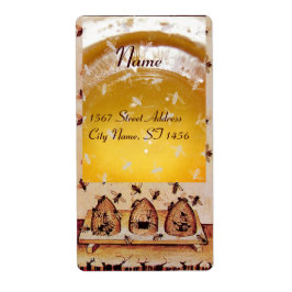 Etiqueta ABELHA DE MEL, APOSTA/apiário, material de apicult