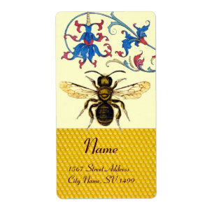 ETIQUETA ABELHA DO MEL, APIARIST DO APICULTOR