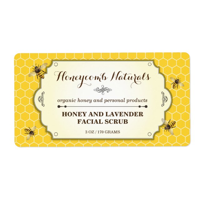 Etiqueta Abelha Handmade (Frente)