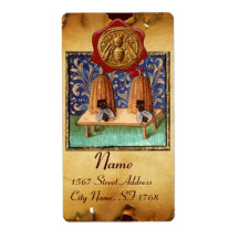 Abelhas de mel, apicultores, selantes de cera verm