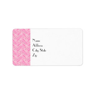 Etiqueta Abstrato de algodão doce rosa