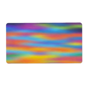 Etiqueta Abstrato Desert Sunset Sky Trabalho de arte