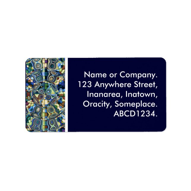 ETIQUETA ABSTRATO II (Frente)