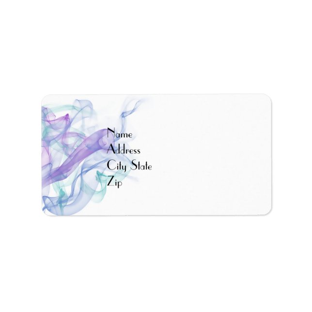 Etiqueta Abstrato Purple Haze (Frente)